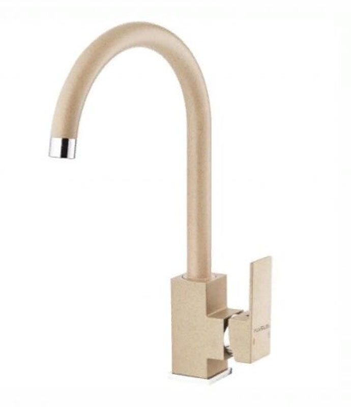 Изображение товара Смеситель Alveus Santo G55 Beige для кухни с поворотным изливом Изображение товара Смеситель Alveus Santo G55 Beige для кухни с поворотным изливом