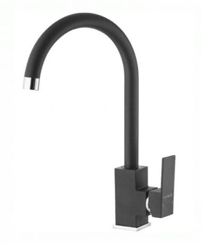 Изображение товара Смеситель для кухни Alveus Santo G91 Carbon 1129041, черный