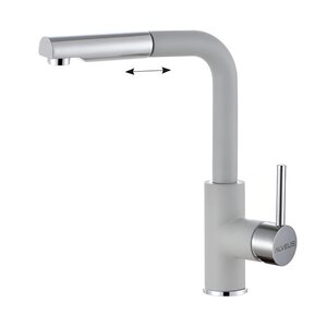 Изображение товара Смеситель для кухни Alveus Siros-P G81 Concrete 1129044  графит серый нержавейка