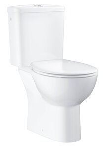 Изображение товара Напольный унитаз Grohe Bau Ceramic 39349000/39437000, безободковый, с бачком с боковой подводкой