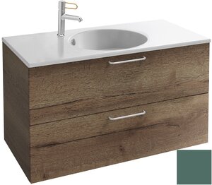 Изображение товара Тумба под раковину Jacob Delafon Odeon Rive Gauche 90 см глянцевая эвкалипт стиль