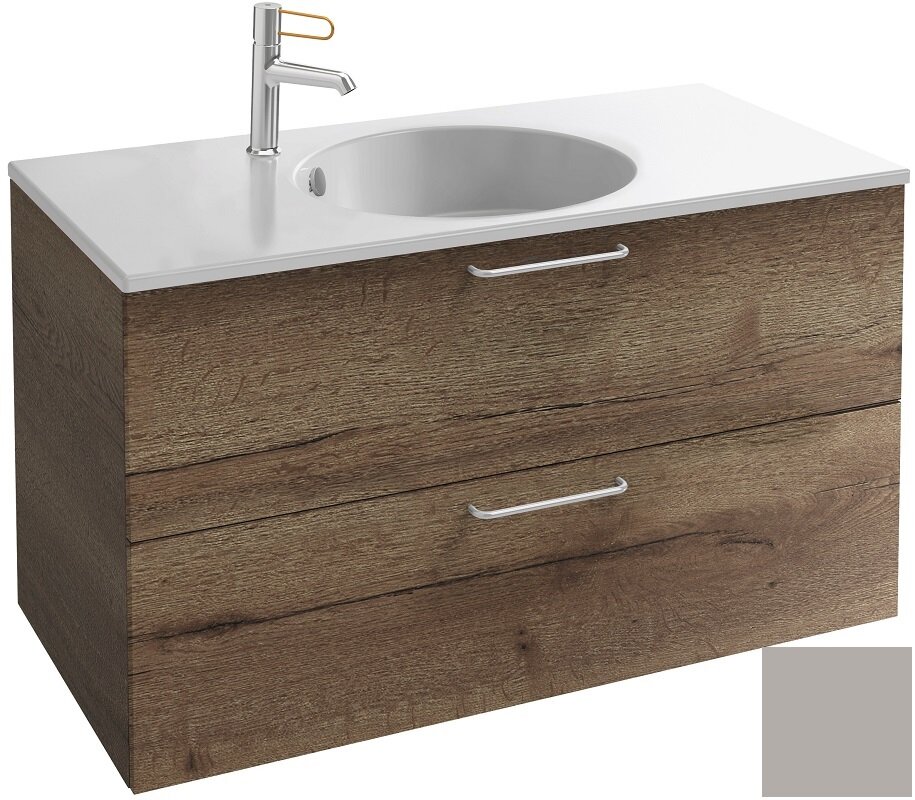 Изображение товара Тумба под раковину Jacob Delafon Odeon Rive Gauche 90 см, серый глянец, подвесная