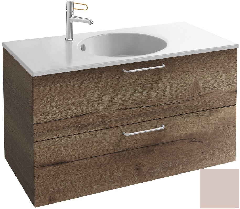 Изображение товара Тумба под раковину Jacob Delafon Odeon Rive Gauche 90 см глянцевая пыльная роза