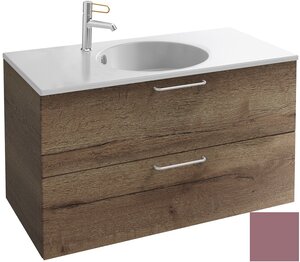 Изображение товара Тумба под раковину Jacob Delafon Odeon Rive Gauche 90 см нежно-розовая матовая