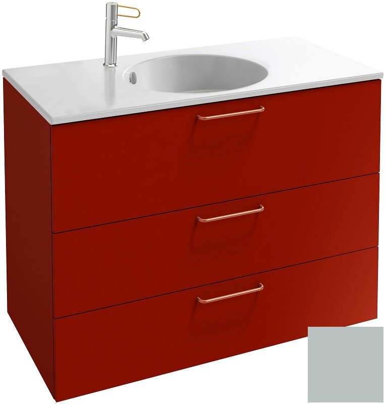 Изображение товара Тумба под раковину Jacob Delafon Odeon Rive Gauche 90 см, миндальный глянец, подвесная