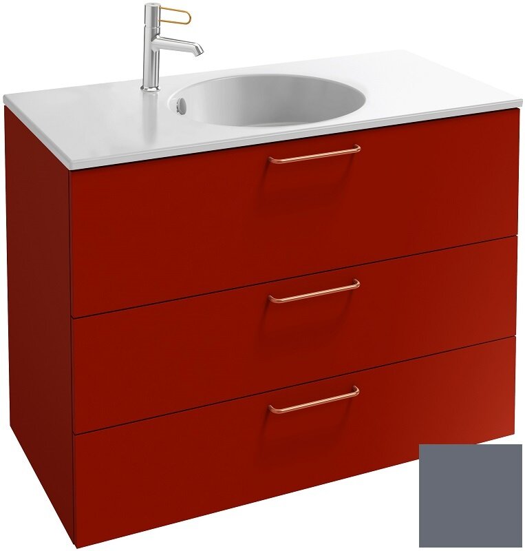 Изображение товара Тумба под раковину Jacob Delafon Odeon Rive Gauche 90 см серый матовый