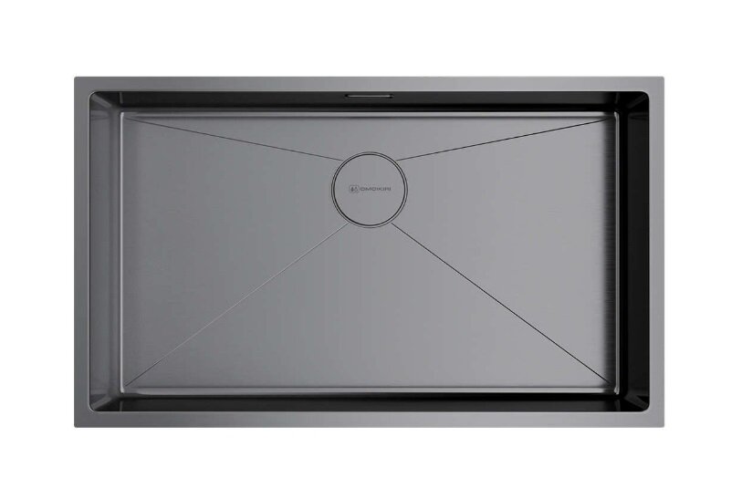 Изображение товара Кухонная мойка Omoikiri Taki 74-U/IF GM 4993498, воронёная сталь, gunmetal