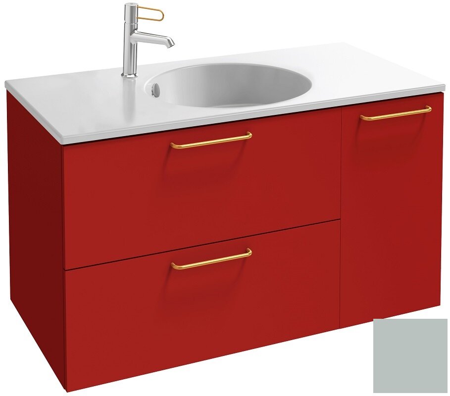 Изображение товара Подвесная тумба под раковину Jacob Delafon Odeon Rive Gauche 90 см миндальный матовый