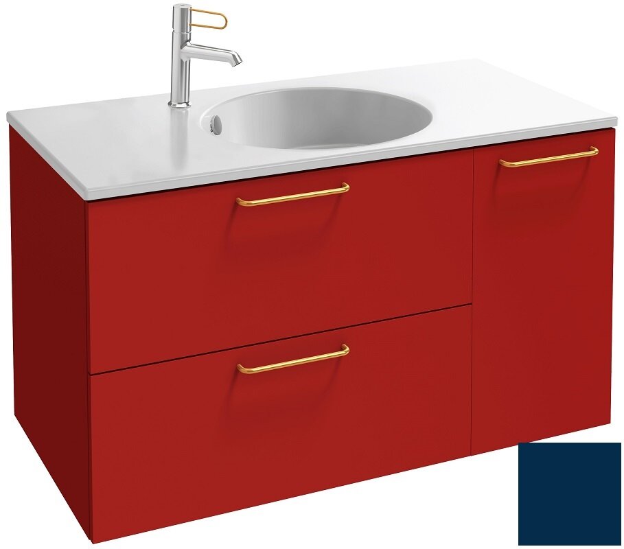 Изображение товара Тумба под раковину Jacob Delafon Odeon Rive Gauche 90 см морской синий матовый