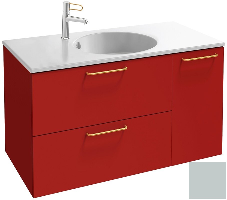 Изображение товара Тумба под раковину Jacob Delafon Odeon Rive Gauche 90 см голубой глянец