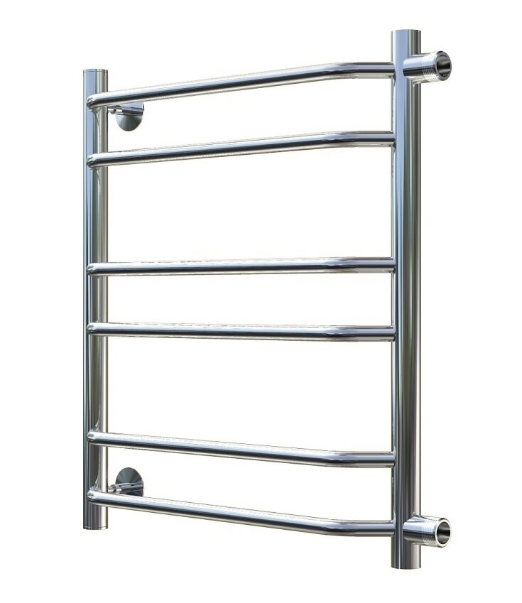 Изображение товара Полотенцесушитель водяной Тругор Браво ПМ 3 50 х 60 x 50 (ЛЦ4), ширина 57.5 см, высота 53.6 см, хром