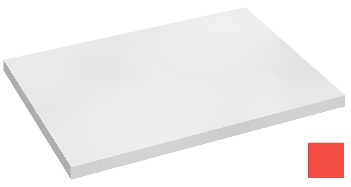 Изображение товара Столешница Jacob Delafon Odeon Rive Gauche 60 см алый глянец