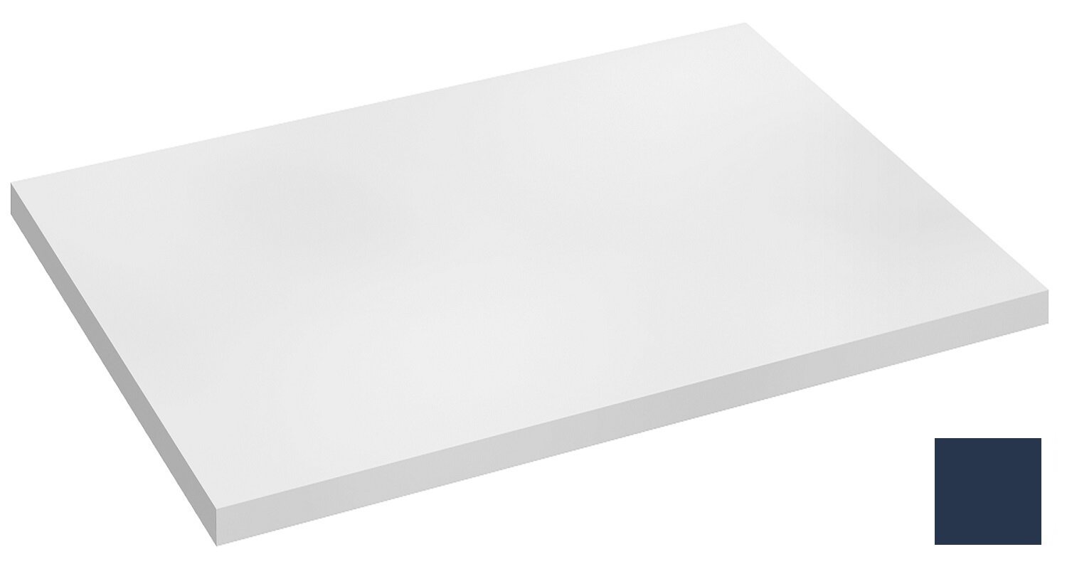 Изображение товара Столешница без выреза под раковину Jacob Delafon Odeon Rive Gauche 60 см, тёмно-синий матовый