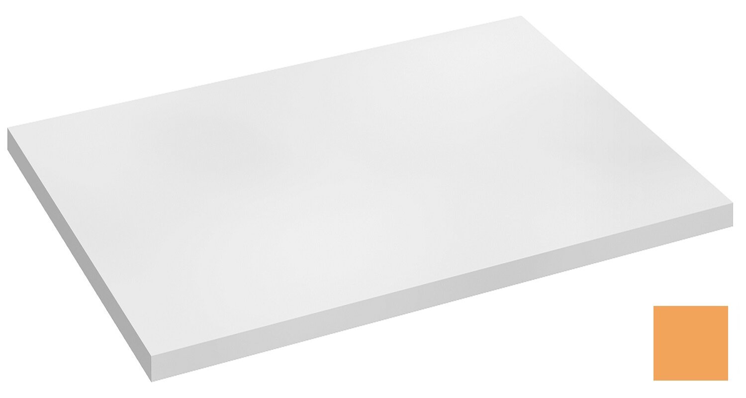 Изображение товара Столешница без выреза под раковину Jacob Delafon Odeon Rive Gauche 60 см, EB2597-S48, цвет императорский жёлтый сатин