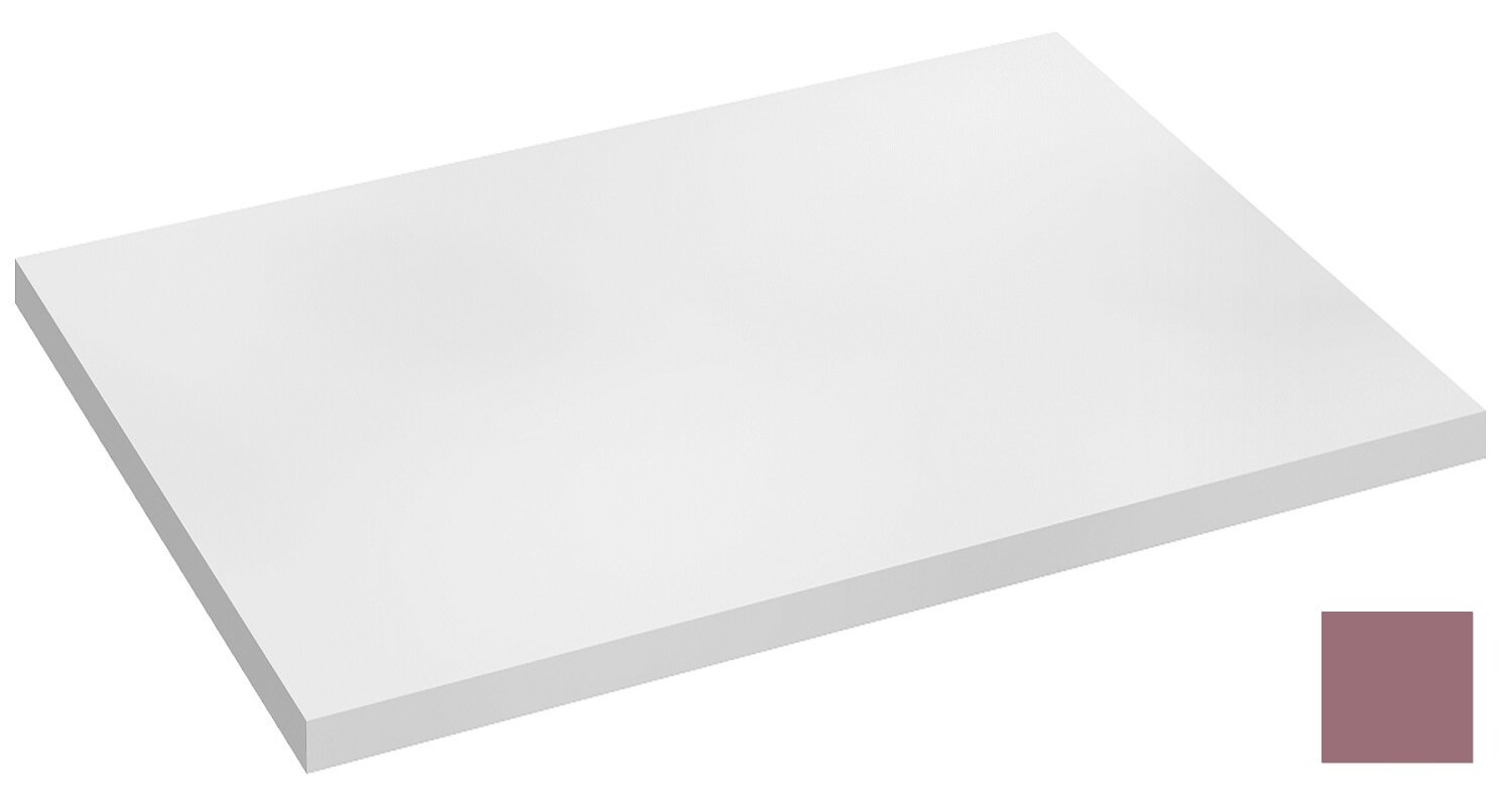 Изображение товара Столешница без выреза под раковину Jacob Delafon Odeon Rive Gauche 60 см нежно-розовый матовый