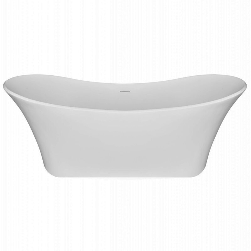 Изображение товара Ванна из искусственного камня NTBagno Corno Grande NT301 179x80 см белый матовый