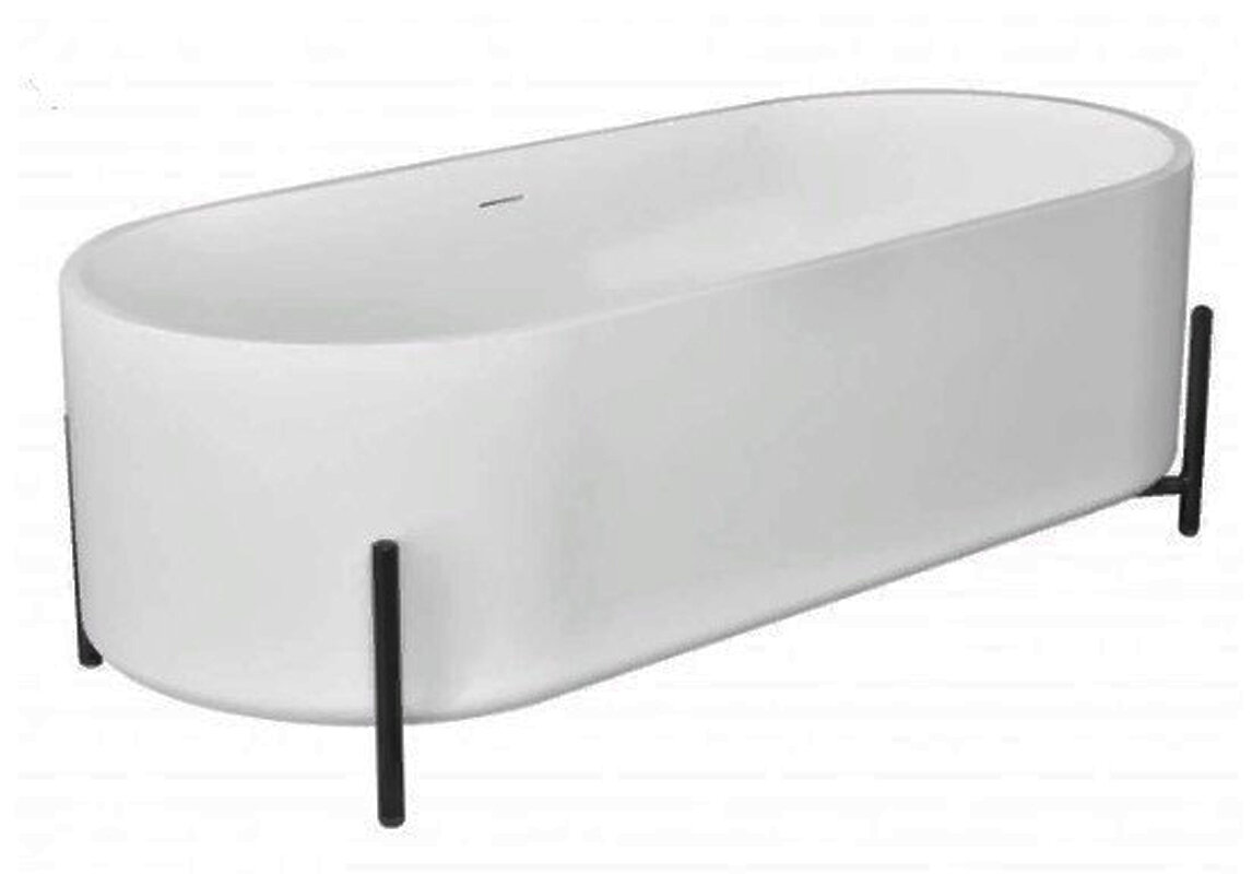 Изображение товара Ванна NTBagno Amiata NT303 из искусственного камня овальная 160x70 см