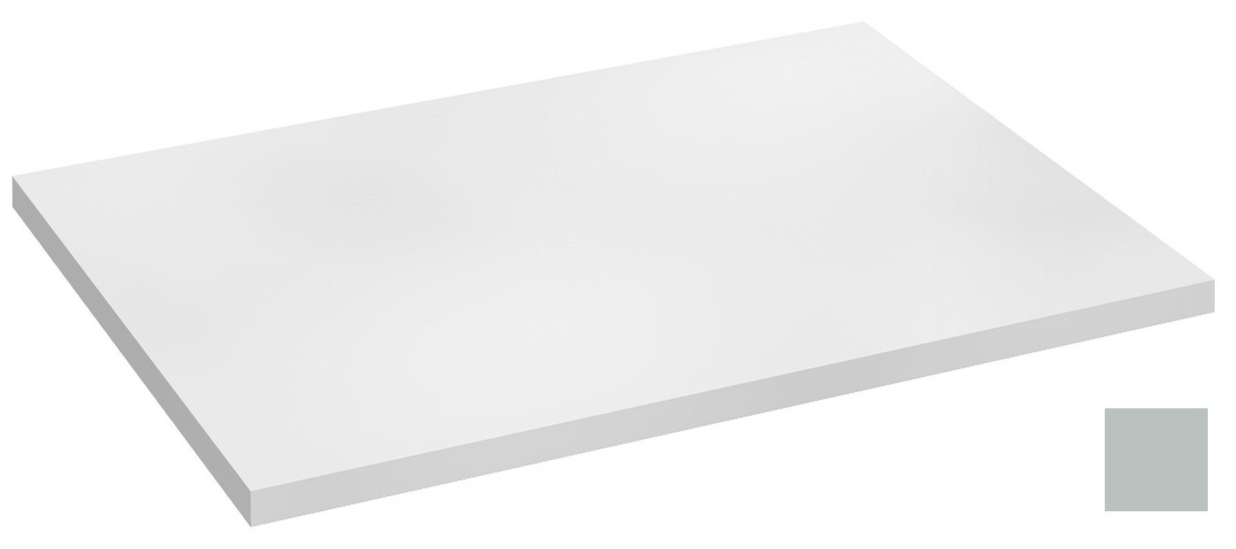 Изображение товара Столешница без выреза под раковину Jacob Delafon Odeon Rive Gauche 70 см миндальный матовый