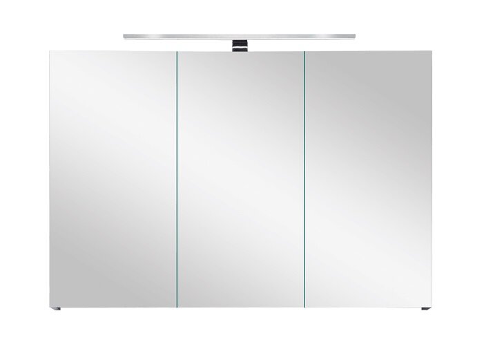 Изображение товара Зеркальный шкаф Orans BC-4023-1000W-zerkalo 100 см c подсветкой, белый Изображение товара Зеркальный шкаф Orans BC-4023-1000W-zerkalo 100 см c подсветкой, белый