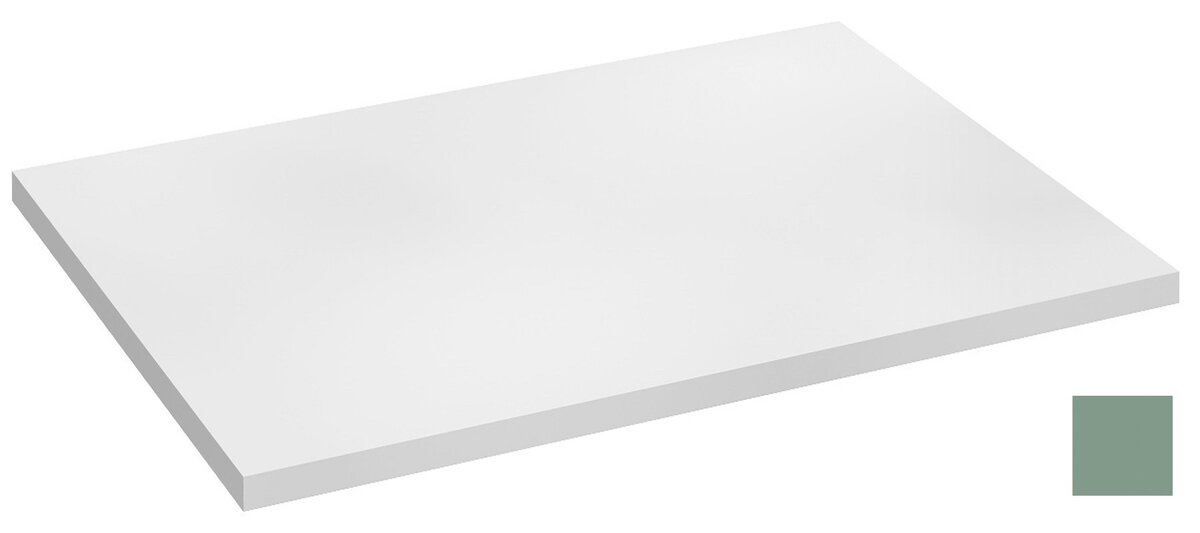 Изображение товара Столешница без выреза под раковину Jacob Delafon Odeon Rive Gauche 70 см оливковая глянцевый
