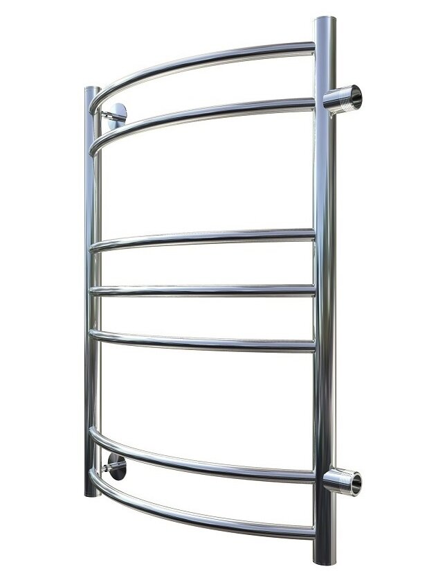 Изображение товара Полотенцесушитель водяной Тругор Приоритет ПМ 3 50 х 80 x 40 (ЛЦ2), ширина 47.6 см, высота 73.6 см, хром