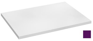 Изображение товара Столешница без выреза под раковину Jacob Delafon Odeon Rive Gauche 70 см, EB2591-F26, цвет сливовый глянцевый