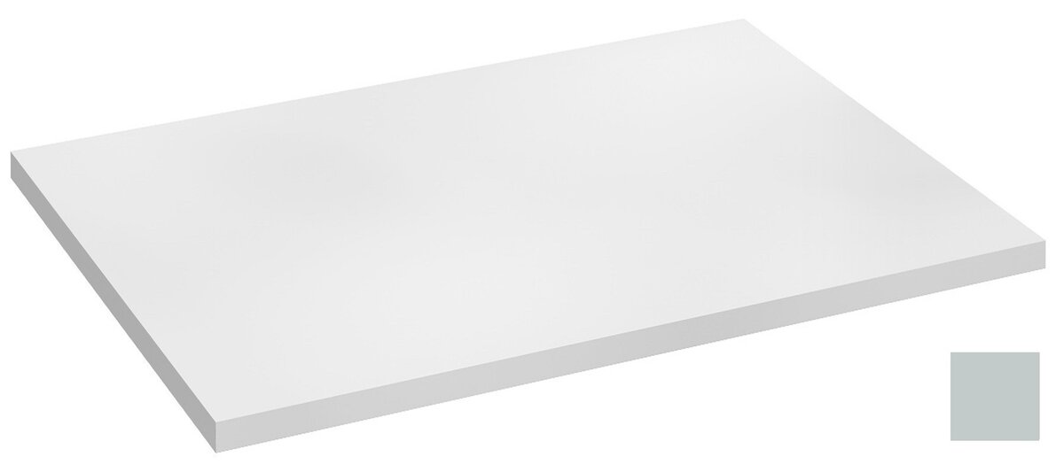 Изображение товара Столешница без выреза под раковину Jacob Delafon Odeon Rive Gauche 70 см голубой матовый