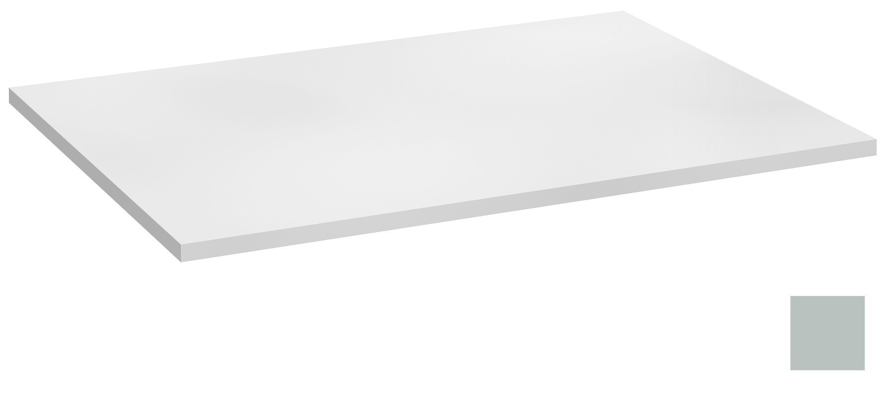 Изображение товара Столешница без выреза под раковину Jacob Delafon Odeon Rive Gauche 90 см миндальный сатин