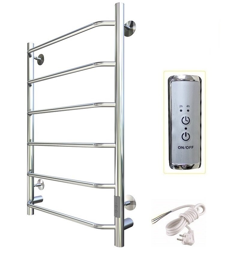 Изображение товара Электрический полотенцесушитель Тругор Пэк сп 6 80x50 32 мм хром