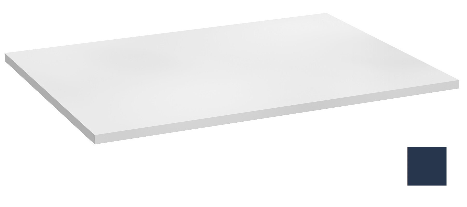 Изображение товара Столешница без выреза под раковину Jacob Delafon Odeon Rive Gauche 90 см тёмно-синий матовый