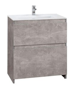 Изображение товара Тумба под раковину Belux Сидней-Женева 60 см бетон серый Россия