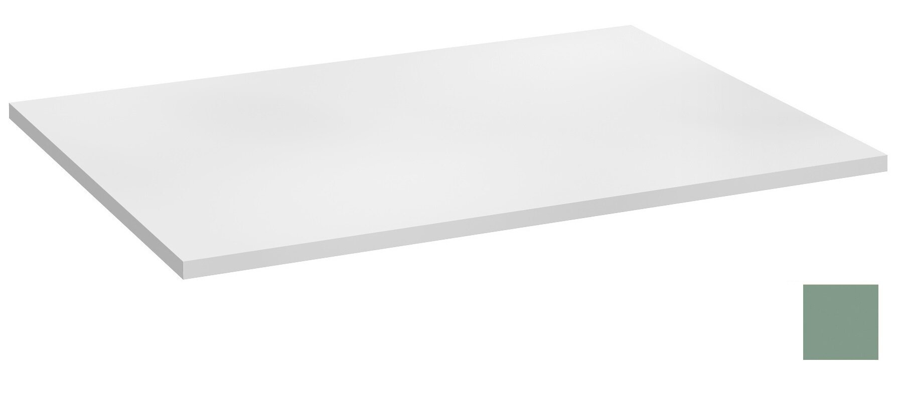 Изображение товара Столешница без выреза под раковину Jacob Delafon Odeon Rive Gauche 90 см оливковый матовый