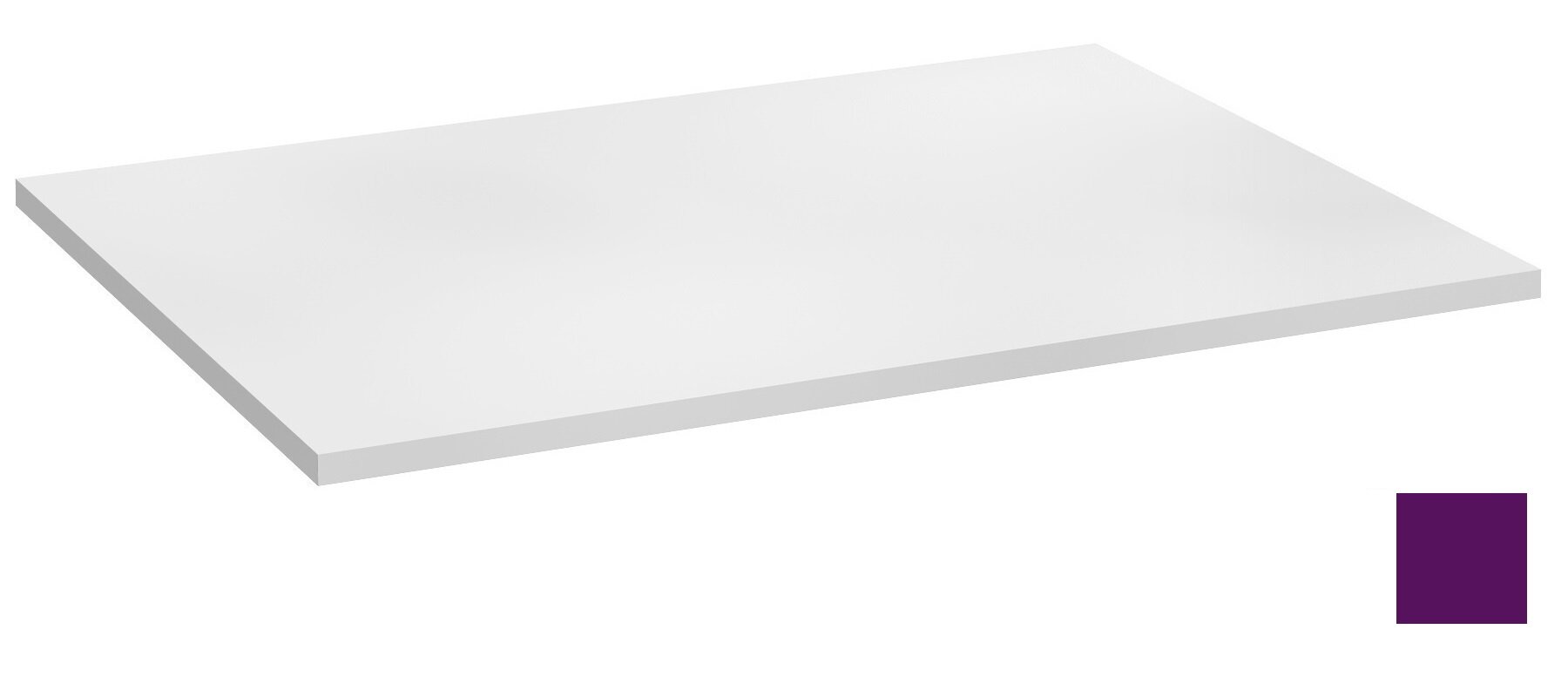 Изображение товара Столешница без выреза под раковину Jacob Delafon Odeon Rive Gauche 90 см сливовый сатин