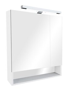 Изображение товара Зеркальный шкаф Roca The Gap Original 80 см, Z.RU93.0.288.7, c LED подсветкой и розеткой, белый глянцевый