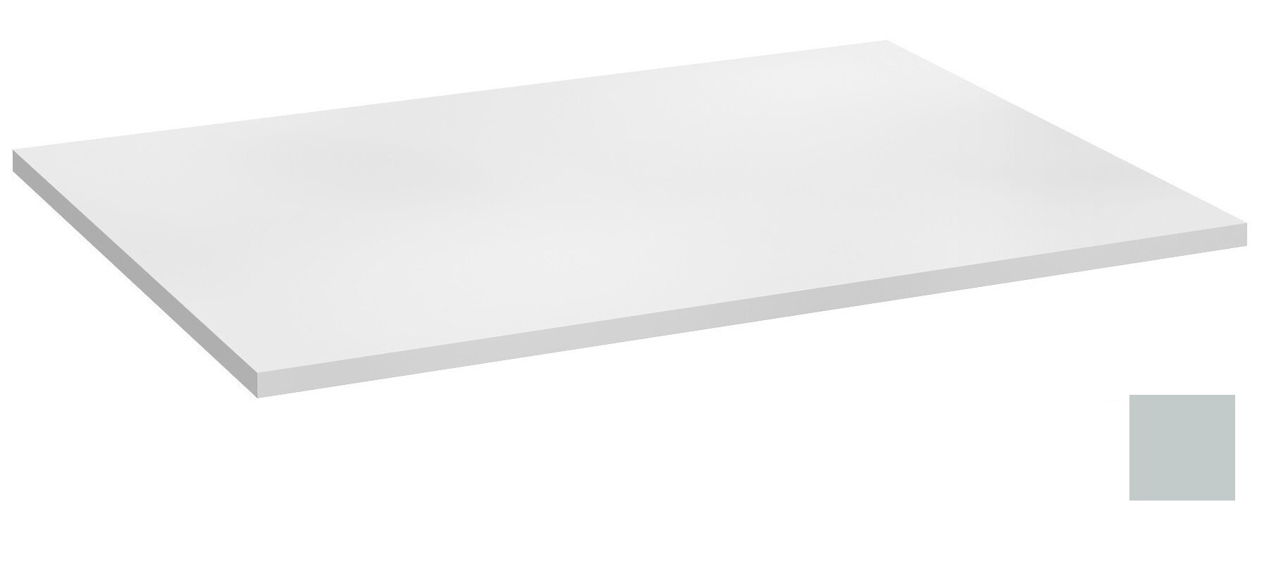 Изображение товара Столешница без выреза под раковину Jacob Delafon Odeon Rive Gauche 90 см голубой глянцевый