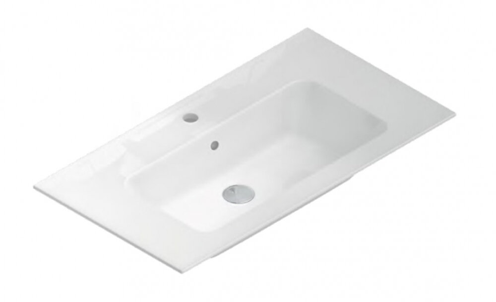 Изображение товара Раковина Kerama Marazzi Piano PI.WB.85, 85 см, фарфор, белая 