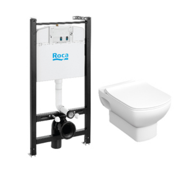 Изображение товара Инсталляция Roca Active с унитазом Roca Dama Senso 893104680