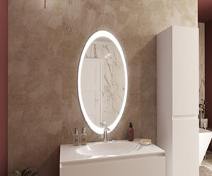 Изображение товара Зеркало Эстет Lily ФР-00006319, с LED-подсветкой, 60х105 см