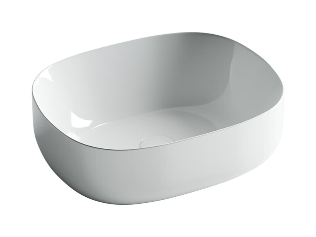 Изображение товара Раковина Ceramica Nova Element CN6018 овальная белая накладная 46х35х15.5 см