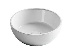 Изображение товара Раковина Ceramicanova Element CN6021, 41 x 41 x 14.5 см, накладная, круглая, без перелива, сантехфарфор