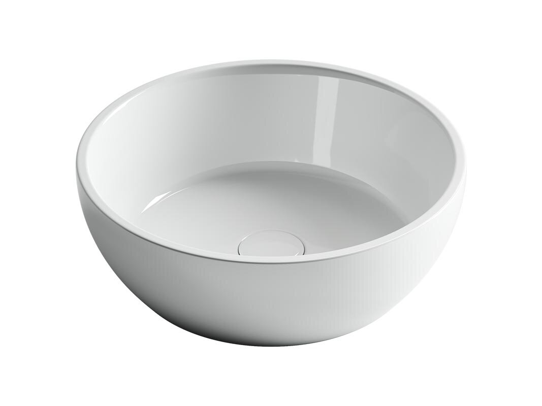 Изображение товара Круглая накладная раковина Ceramicanova Element CN6021, белая, 41x41 см Изображение товара Круглая накладная раковина Ceramicanova Element CN6021, белая, 41x41 см