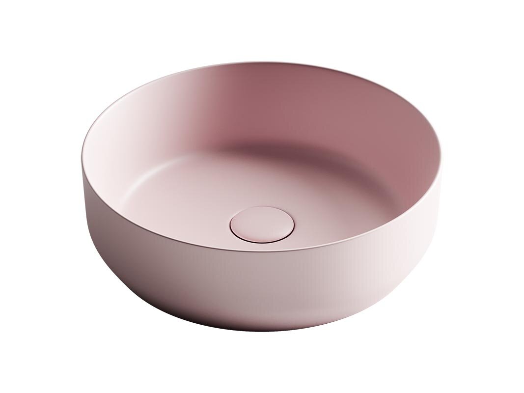 Изображение товара Раковина Ceramicanova Element CN6022MP 39 x 39 x 12 см, накладная, круглая, без перелива, сантехфарфор
