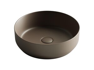 Изображение товара Раковина Ceramicanova Element CN6022MDB 39 x 39 x 12 см, накладная, круглая, без перелива, сантехфарфор