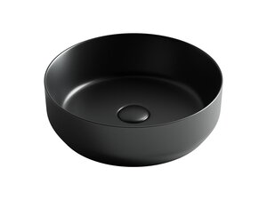 Изображение товара Раковина Ceramicanova Element CN6022MB, 39 x 39 x 12 см, накладная, круглая, без перелива, сантехфарфор