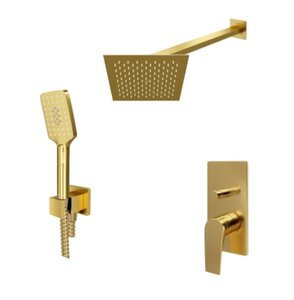 Изображение товара Душевая система WasserKRAFT, матовое золото, A55201