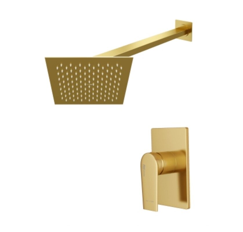 Изображение товара Душевая система WasserKRAFT 5500 A55180 матовое золото скрытый монтаж