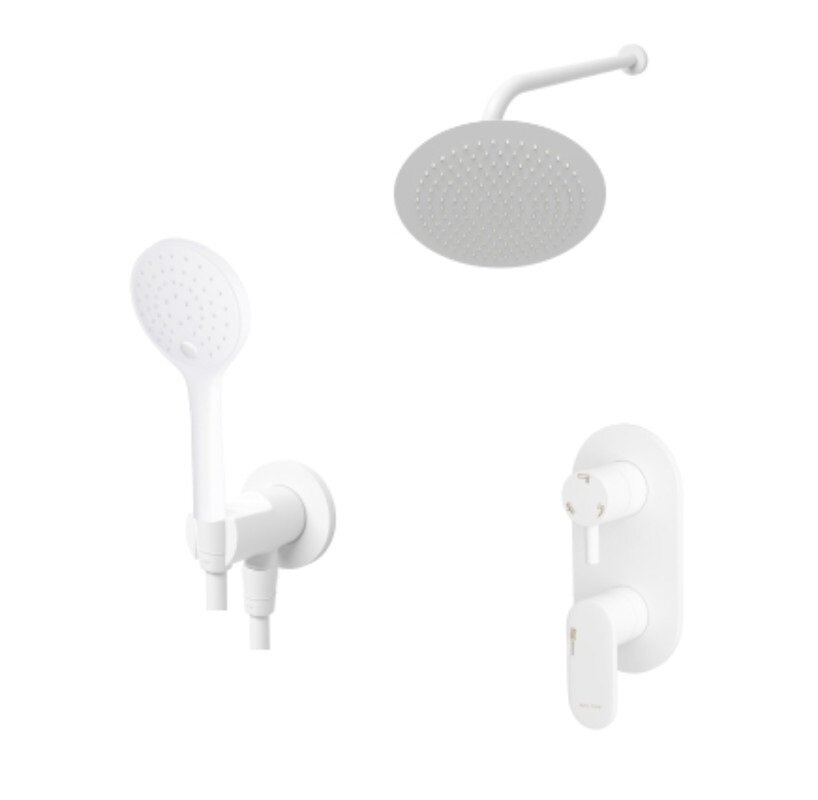 Изображение товара Душевая система WasserKRAFT Mindel 8500 А85155, белый Soft-touch, надежная и стильная