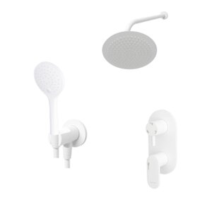 Изображение товара Душевая система WasserKRAFT  8500 А85155, цвет белый Soft-touch