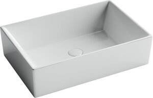 Изображение товара Раковина Ceramicanova Element CN5013 59 x 39 x 16 см, накладная, прямоугольная, без перелива, сантехфарфор