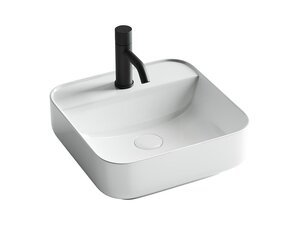 Изображение товара Раковина Ceramicanova Element CN5014 39 x 39 x 14 см, накладная, квадратная, без перелива, сантехфарфор